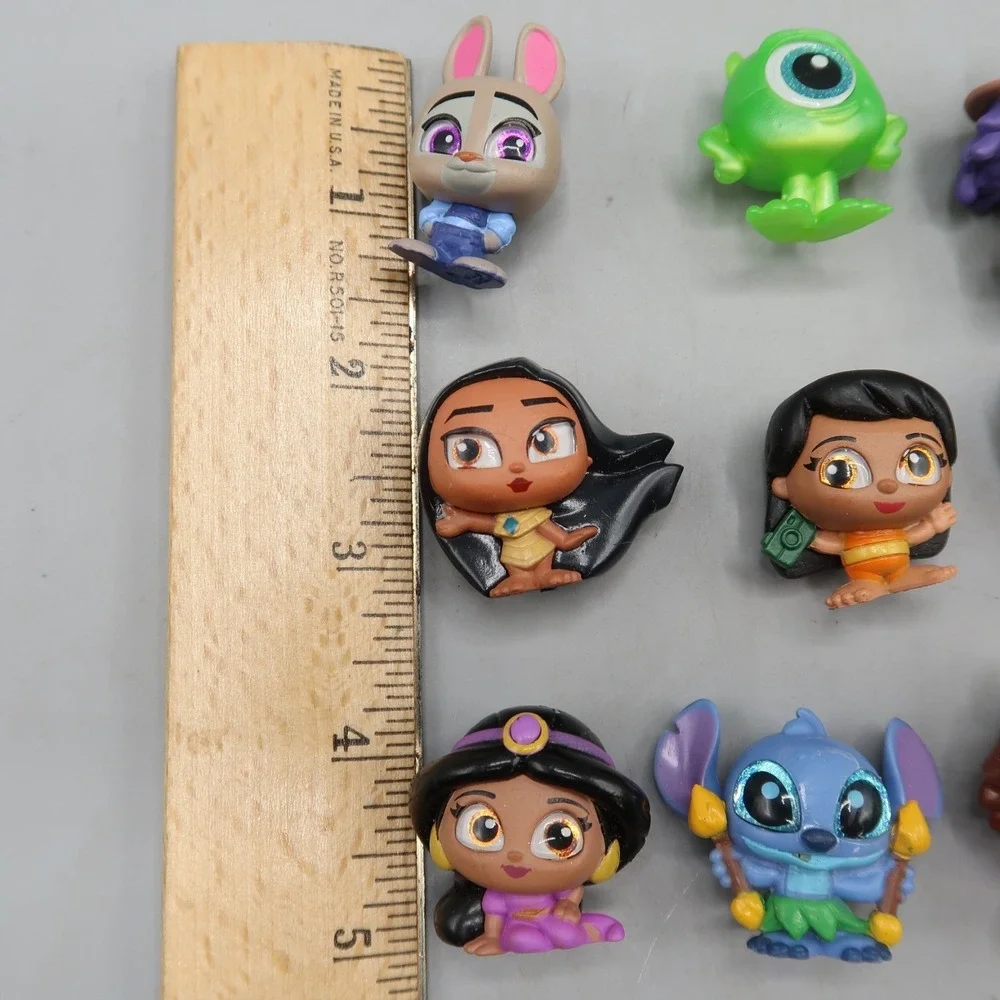 Disney Doorables Lot of 12 Moana Minnie Stitch Jasmin Pocahontas Mike Mulan Eric